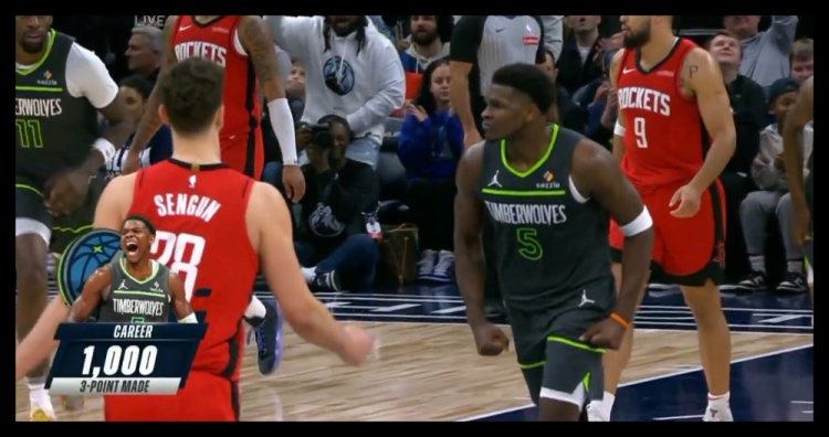  23歲186天！愛德華茲成NBA歷史上最年輕投進(jìn)1000記三分球員