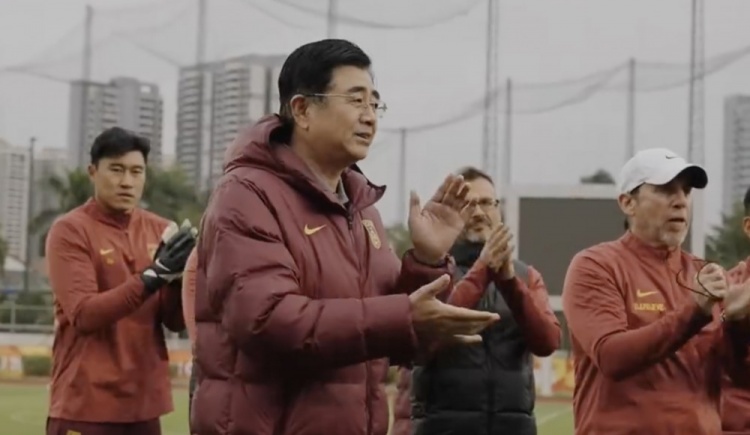  U20亞洲杯開賽在即，足協(xié)主席宋凱探班U20國(guó)青隊(duì)