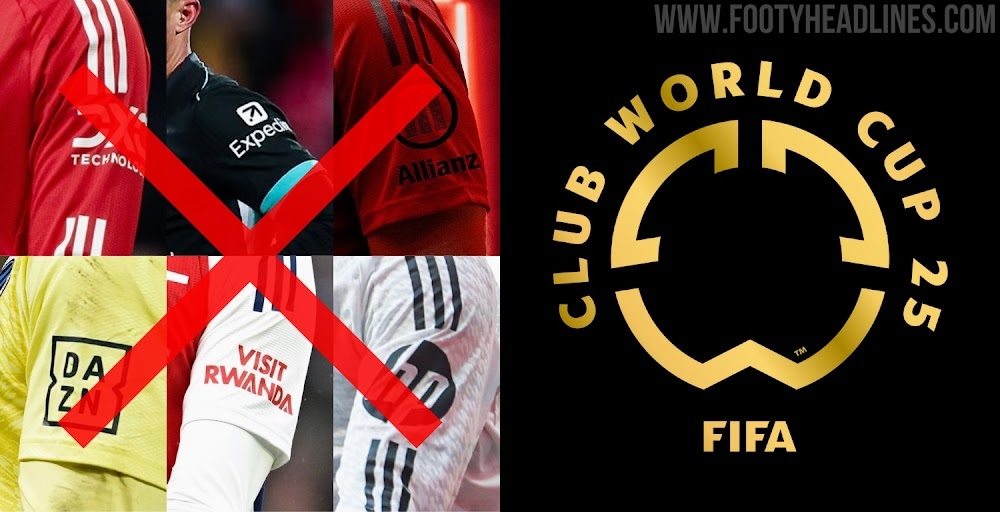  FIFA不允許世俱杯球隊(duì)有袖標(biāo)贊助，需貼上世俱杯徽標(biāo)