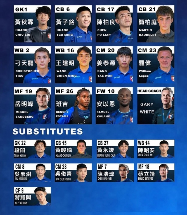  中國臺(tái)灣媒體：簡柏庭和蔡立靖不符合足協(xié)注冊(cè)規(guī)則，無緣中甲球隊(duì)
