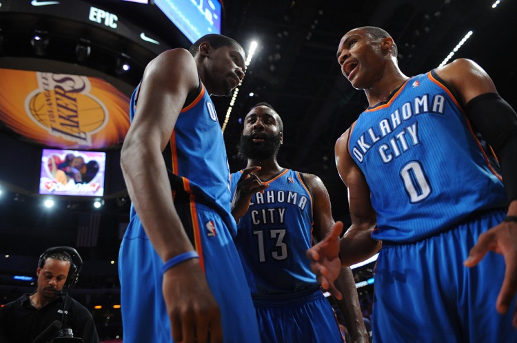  雷霆三少得分全部進(jìn)入歷史前20！他們是NBA歷史最大的如果嗎？